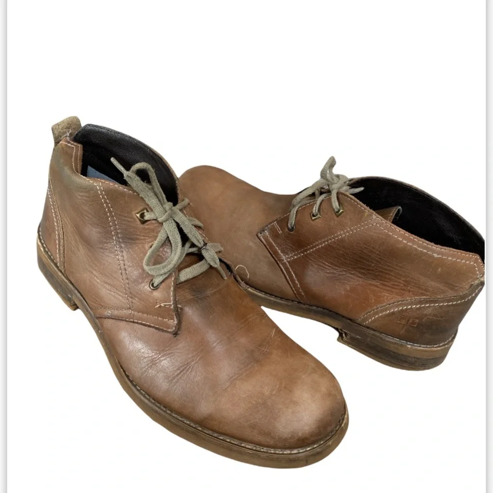 Bed Stu Draco Men’s Chukka Leather Boots brown size 10.5